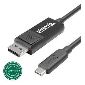 Plugable USB-C to DisplayPort Adapter - 6ft /1.8m Adapter Cable
