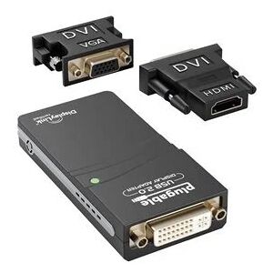 Plugable USB 2.0 to DVI, VGA, or HDMI Multi-Monitor External Video Graphics Card Adapter up to 1920x1080