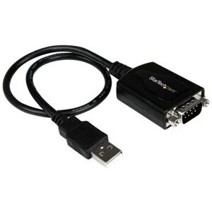 StarTech.com TAA Certified USB to RS232 Serial DB9 Adapter Cable with COM Retention - 1 ft