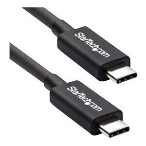 StarTech.com 2m (6.6ft) Thunderbolt 3 Cable, 20Gbps, 100W PD, 4K, Thunderbolt Certified, Compatible with Thunderbolt 4/USB 3.2/DisplayPort
