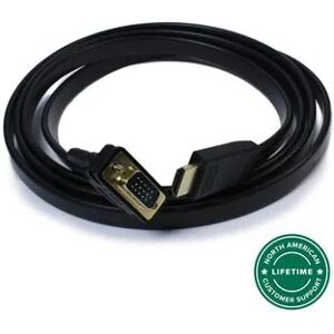 Plugable HDMI To VGA Adapter, 6 ft/1.8m