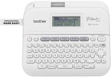 Brother PT-D410 P-Touch Desktop Label Maker - White