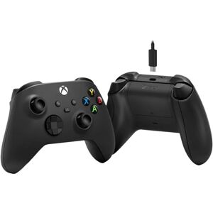 Microsoft Xbox Wireless Controller + USB Type-C Cable (2025, Carbon Black)