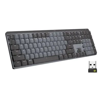 Logitech MX Mechanical Wireless Illuminated Performance Keyboard (Clicky) (Graphite) - Brown Logitech MX Mechanical Wireless Illuminated Performance Keyboard (Clicky) (Graphite) - Brown