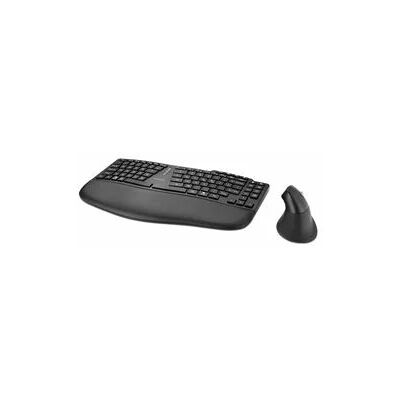 Kensington Pro Fit Ergo KM675 EQ Wireless Keyboard & Mouse Desktop Set - Black Kensington Pro Fit Ergo KM675 EQ Wireless Keyboard & Mouse Desktop Set - Black