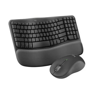 Logitech MK670 Wave Keys Wireless Keyboard and Mouse Combo - Graphite Logitech MK670 Wave Keys Wireless Keyboard and Mouse Combo - Graphite