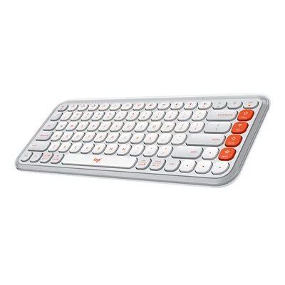 Logitech POP Icon Keys Bluetooth Keyboard - Off-White & Orange Logitech POP Icon Keys Bluetooth Keyboard - Off-White & Orange