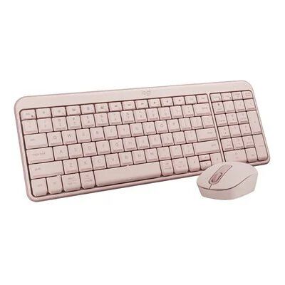 Logitech MK250 Compact Wireless Mouse and Keyboard - Rose Logitech MK250 Compact Wireless Mouse and Keyboard - Rose