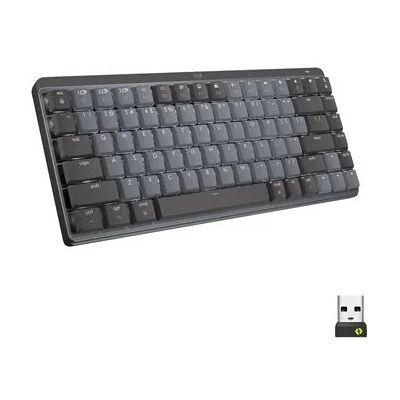 Logitech MX Mechanical Mini Minimalist Wireless Illuminated Keyboard (Tactile Quiet) (Graphite) - Retail Box Logitech MX Mechanical Mini Minimalist Wireless Illuminated Keyboard (Tactile Quiet) (Graphite) - Retail Box