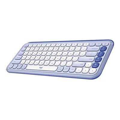 Logitech POP Icon Keys Bluetooth Keyboard - Lilac & Off-White Logitech POP Icon Keys Bluetooth Keyboard - Lilac & Off-White