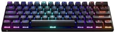 SteelSeries Apex 9 Mini 60% Wired OptiPoint Adjustable Actuation Switch Gaming Keyboard with RGB Lighting - Black