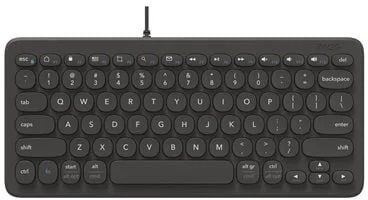 ZAGG Connect 12C Type-C Wired Desktop Keyboard, 12 inches - Black