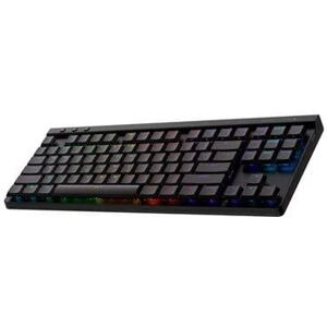 Logitech G G515 LIGHTSPEED TKL Wireless RGB Mechanical Gaming Keyboard, Tactile - Black