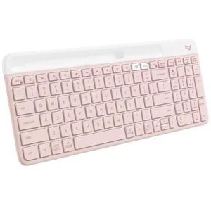 Logitech K585 Slim Multi-Device Wireless Keyboard with Phone Stand - Rose