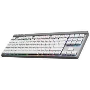 Logitech G G515 LIGHTSPEED TKL Wireless RGB Mechanical Gaming Keyboard, Tactile - White
