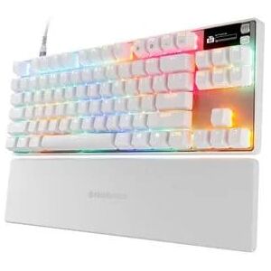 SteelSeries Apex Pro TKL Gen 3 Wired HyperMagnetic Gaming Keyboard - White