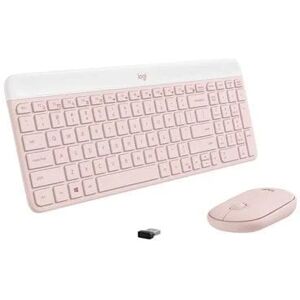 Logitech MK470 Ultra-Slim Quiet Wireless Keyboard & Mouse Combo Set - Rose