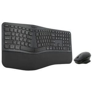 Targus EcoSmart Ergonomic Keyboard and ErgoFlip Mouse Combo - Black