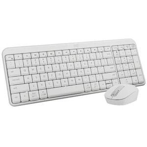 Logitech MK250 Compact Wireless Mouse and Keyboard  - Off-white