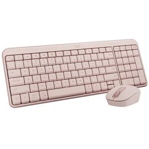 Logitech MK250 Compact Wireless Mouse and Keyboard - Rose
