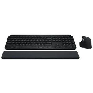 Logitech MX Keys S Combo Wireless Keyboard and Mouse Bundle with Backlit Keys - Black