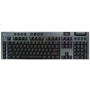 Logitech G G915 X LIGHTSPEED Full-Size Wireless Mechanical GL Gaming Keyboard with RGB Backlighting, Brown Clicky Switch - Black