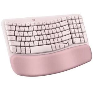 Logitech Wave Keys Wireless Ergonomic Keyboard - Rose