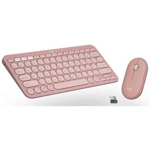 Logitech Pebble 2 Wireless Keyboard & Mouse Combo - Tonal Rose