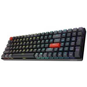 Adesso Wired/Wireless/Bluetooth Multi-OS Illuminated Mechanical VIA Mini Keyboard With CoPilot Ai Hotkey