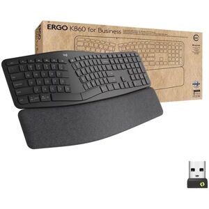 Logitech K860 ERGO Keyboard for Business - Graphite