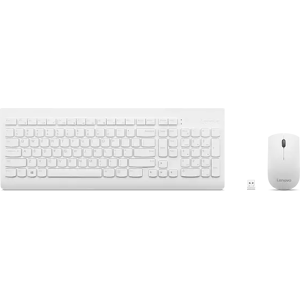 Lenovo 510 Wireless Combo Keyboard & Mouse (White) - US English