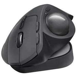 Logitech MX ERGO S Plus Wireless Ergonomic Trackball Mouse - Graphite