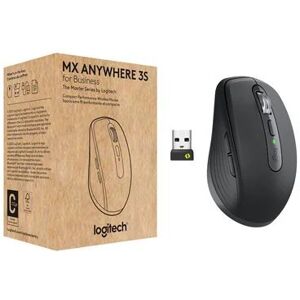 Logitech MX Anywhere 3S Bluetooth Wireless Mouse for Business, Brown Box - Graphite