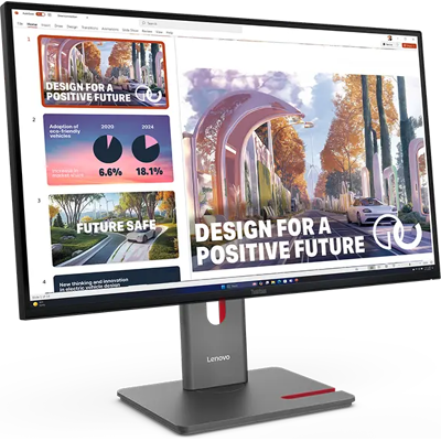 Lenovo ThinkVision 27 inch IPS QHD 120Hz USB-C Monitor - P27QD-40 Lenovo ThinkVision 27 inch IPS QHD 120Hz USB-C Monitor - P27QD-40