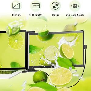 Mobile Pixels Duex Max DS 14 inch LCD Portable Monitor - Black