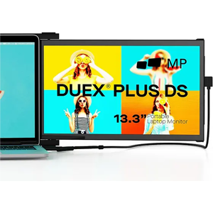 Mobile Pixels Duex Plus DS 13 inch LCD Portable Monitor - Black