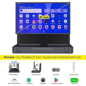 Mobile Pixels Pixcase 27" Portable Multi-Touch Smart Monitor