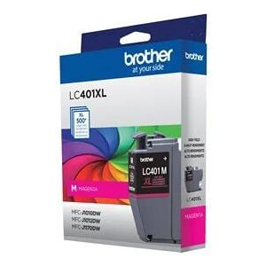 Brother LC401XLMS High Yield Ink Cartridge For Use With MFCJ1010DW & J1170DW - Magenta