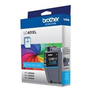 Brother LC401XLCS High Yield Ink Cartridge For Use With MFCJ1010DW & J1170DW - Cyan