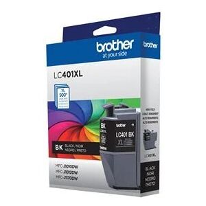 Brother LC401XLBKS High Yield Ink Cartridge For Use With MFCJ1010DW & J1170DW - Black