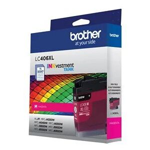 Brother LC406XLMS High Yield Ink Cartridge For Use With MFCJ4335DW, J4335DWXL,5855DW & J6555DW - Magenta