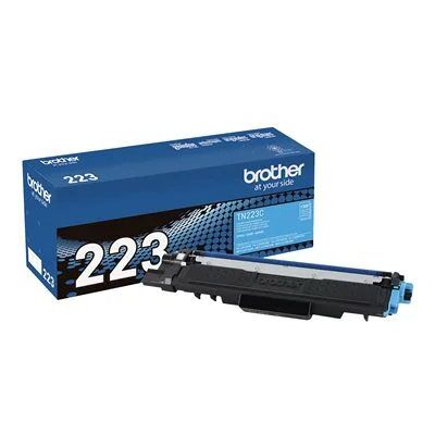 Brother TN223C Genuine Standard Yield Cyan Toner Cartridge Brother TN223C Genuine Standard Yield Cyan Toner Cartridge