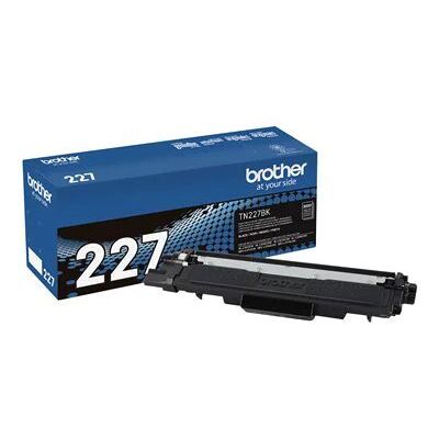 Brother TN227BK High-Yield Toner, Black, Yields Approx. 3,000 Pages - Black Brother TN227BK High-Yield Toner, Black, Yields Approx. 3,000 Pages - Black