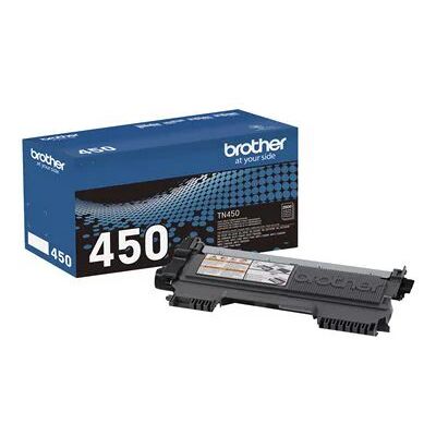 Brother TN450 High-Yield Toner, Yields Approx. 2,600 Pages - Black Brother TN450 High-Yield Toner, Yields Approx. 2,600 Pages - Black