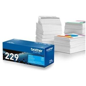Brother TN229C Color Laser Standard Yield Toner Cartridge - Cyan
