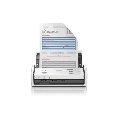 Brother ADS-1300 Compact Duplex Desktop Scanner with Single Pass Double-Sided Scanning - White Brother ADS-1300 Compact Duplex Desktop Scanner with Single Pass Double-Sided Scanning - White