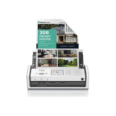 Brother ADS-1800W Compact Wireless Duplex Desktop Scanner with Single Pass Double-Sided Scanning - White Brother ADS-1800W Compact Wireless Duplex Desktop Scanner with Single Pass Double-Sided Scanning - White