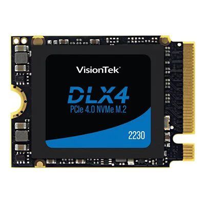 VisionTek M.2 2230 NVME DLX4 PCIe Gen4 x4, 512GB VisionTek M.2 2230 NVME DLX4 PCIe Gen4 x4, 512GB