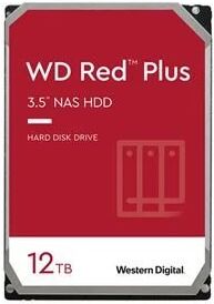 Western Digital WD Red Plus WD120EFBX - hard drive - 12 TB - SATA 6Gb/s