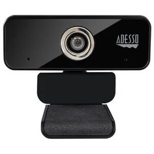 Adesso 4K Ultra HD USB Webcam with Manual Focus and Built-In Dual Microphones